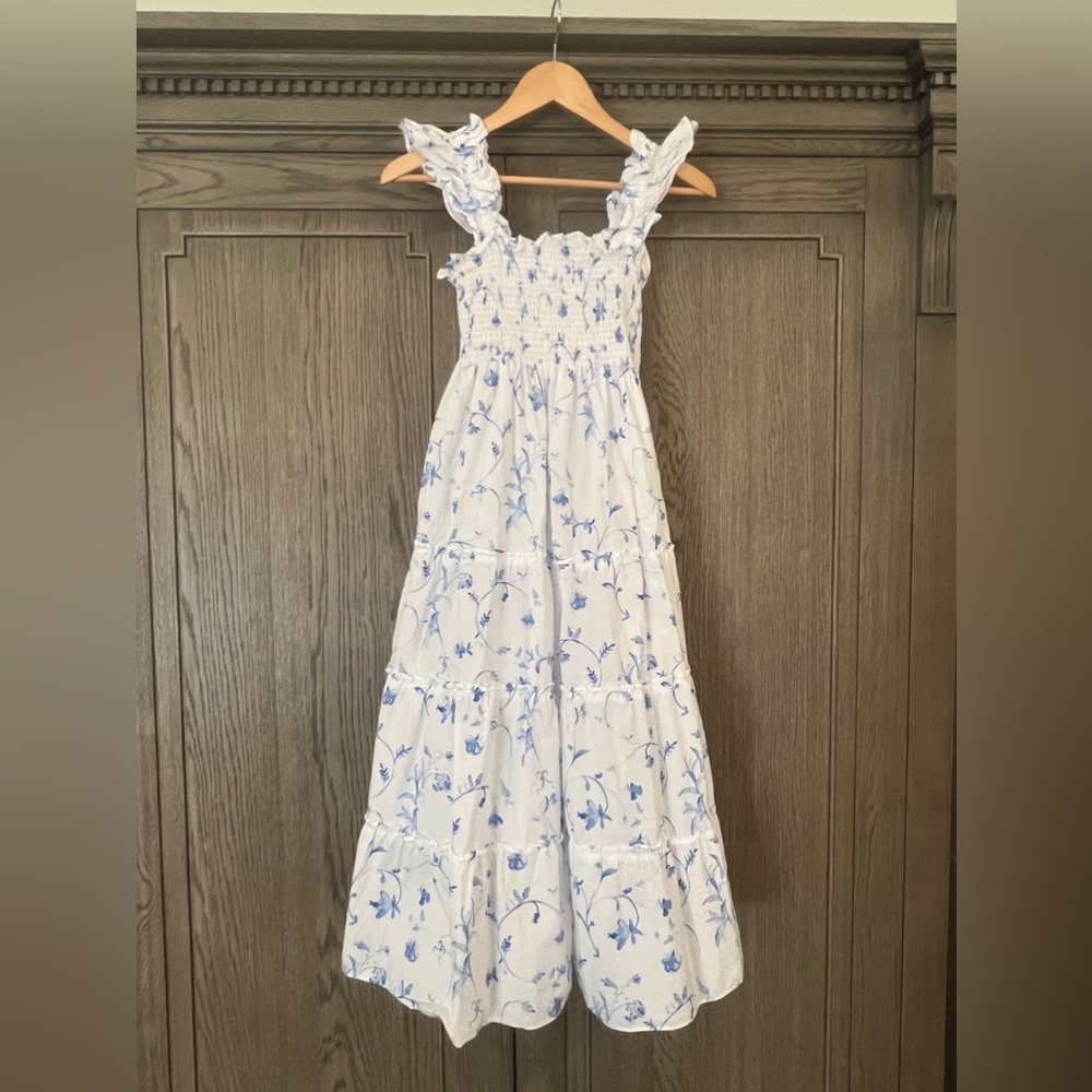 Hill House Blue Botanical Dress XS
